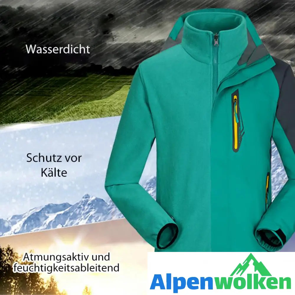 Alpenwolken - Abnehmbare wind- und wasserdichte Jacke