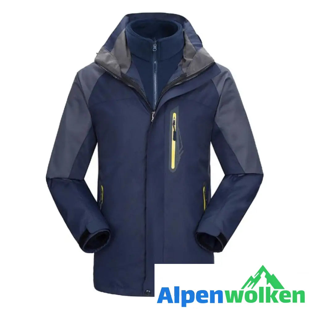 Alpenwolken - Abnehmbare wind- und wasserdichte Jacke