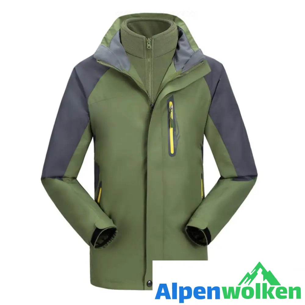 Alpenwolken - Abnehmbare wind- und wasserdichte Jacke