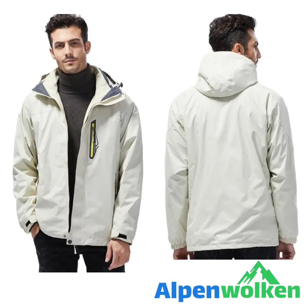 Alpenwolken - Abnehmbare wind- und wasserdichte Jacke