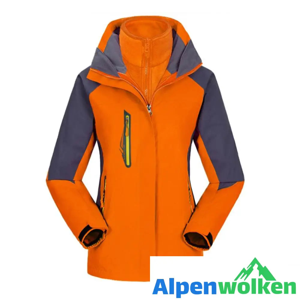 Alpenwolken - Abnehmbare wind- und wasserdichte Jacke