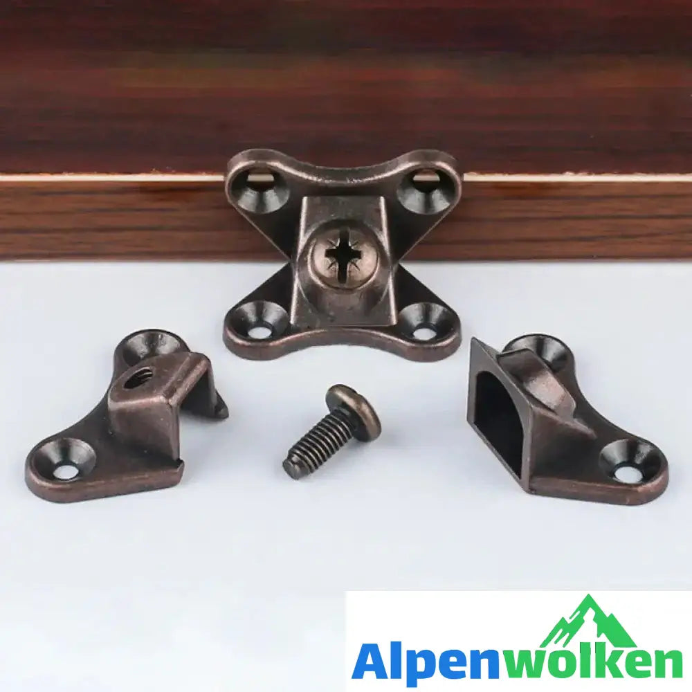 Alpenwolken - Abnehmbarer Kombinations-Schmetterlings-Eckcode rot plattierte Bronze 10 Stk