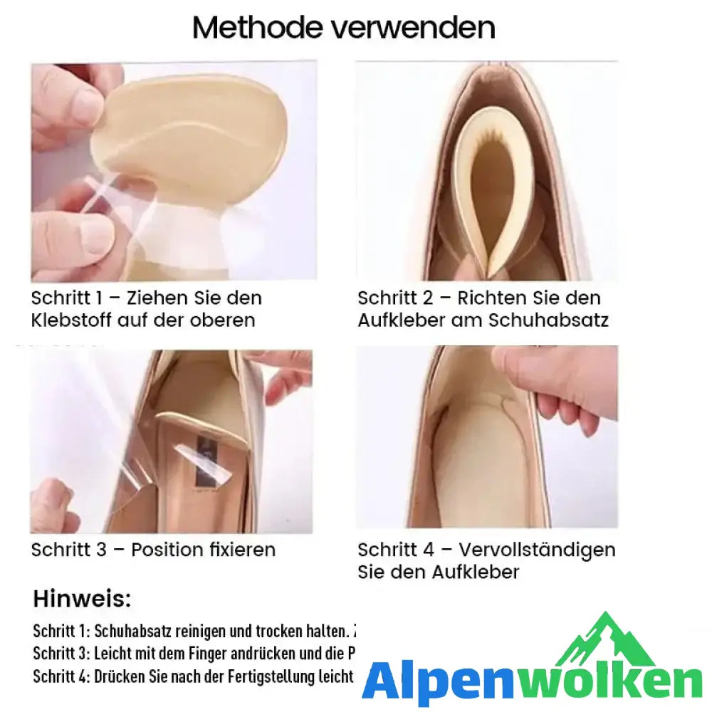 Alpenwolken - Abriebfestes Fersenpolster aus Schwamm