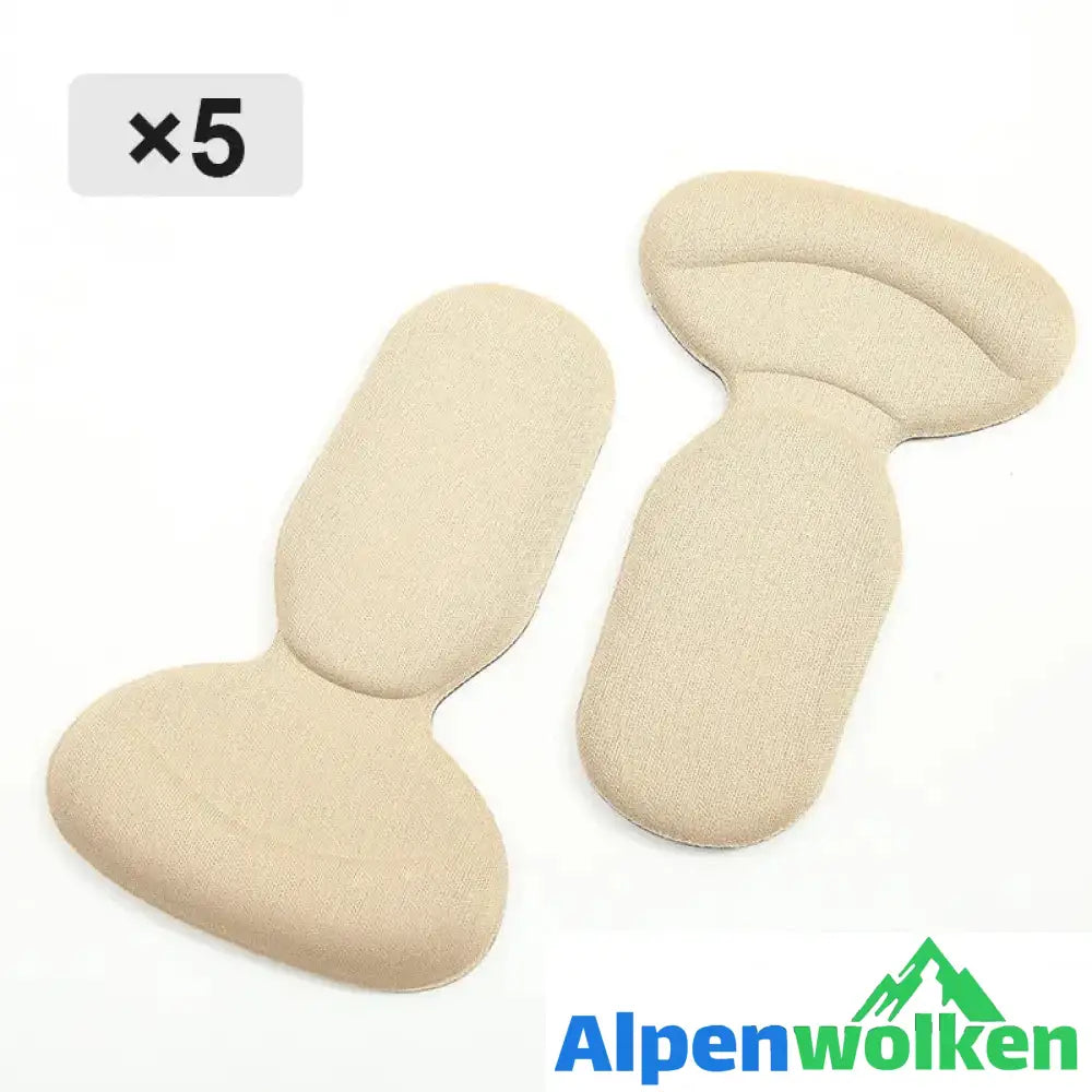 Alpenwolken - Abriebfestes Fersenpolster aus Schwamm beige 5 Paare