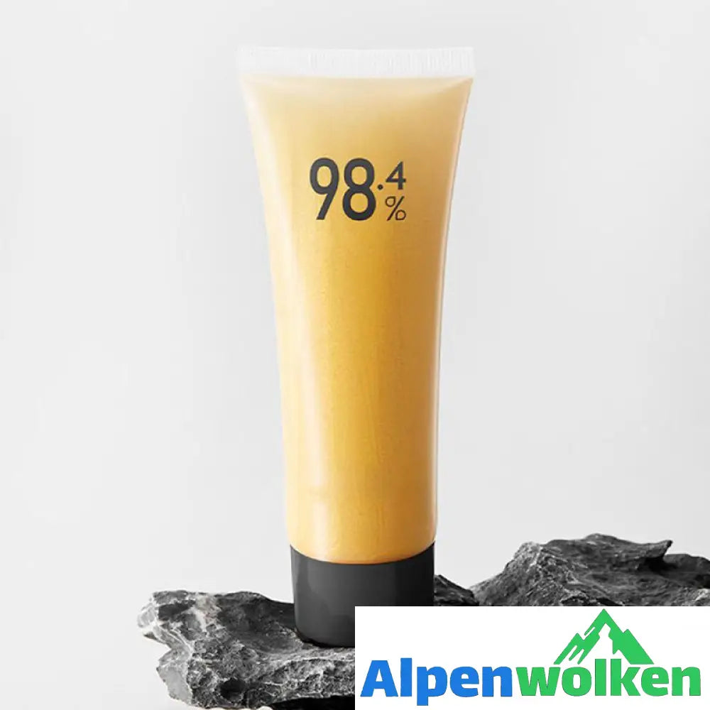 Alpenwolken - Abziehmaske mit Goldfolie