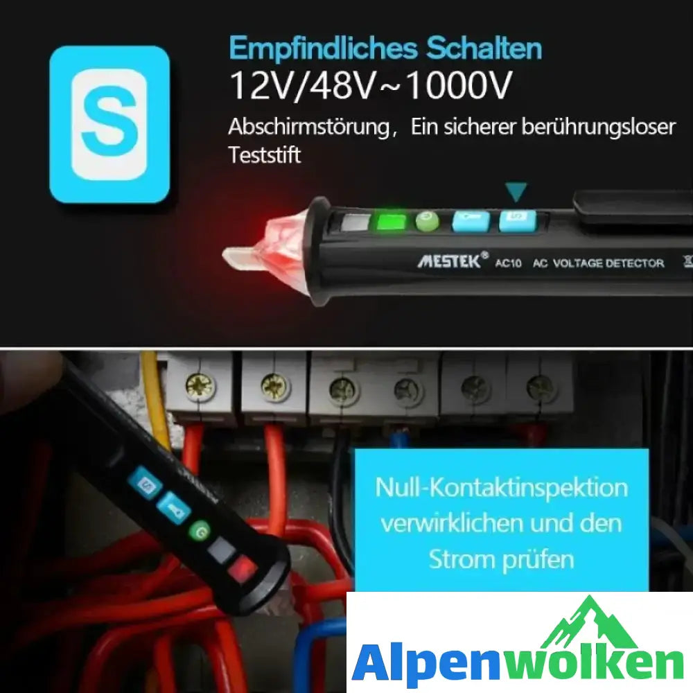 Alpenwolken - AC10 Intelligenter Spannungsprüfer