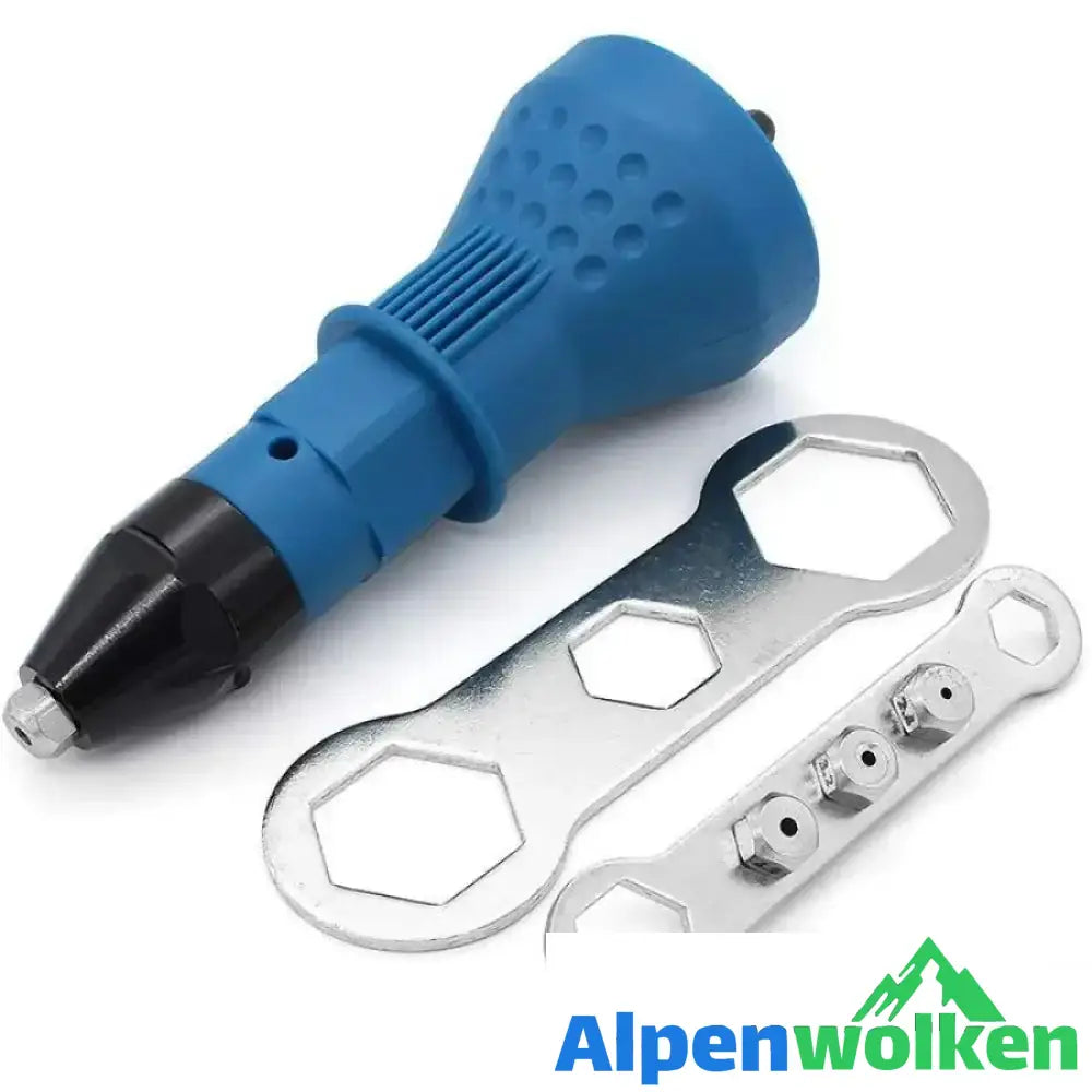 Alpenwolken - Adapter für schnelle Nietpistolen Blau