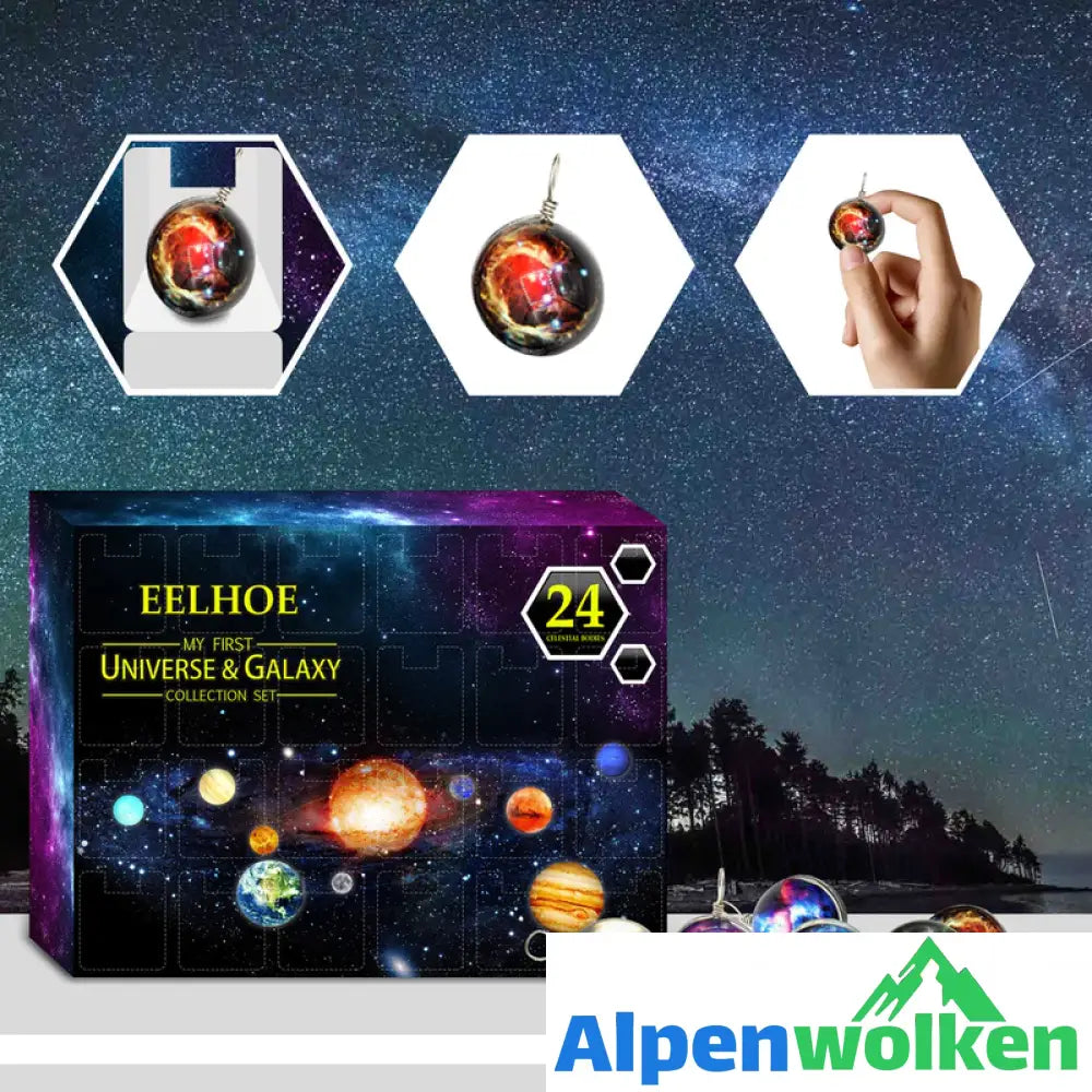 Alpenwolken - 🦆Adventskalender 2023 – Geschenk für Kinder UNIVERSUM & GALAXIE