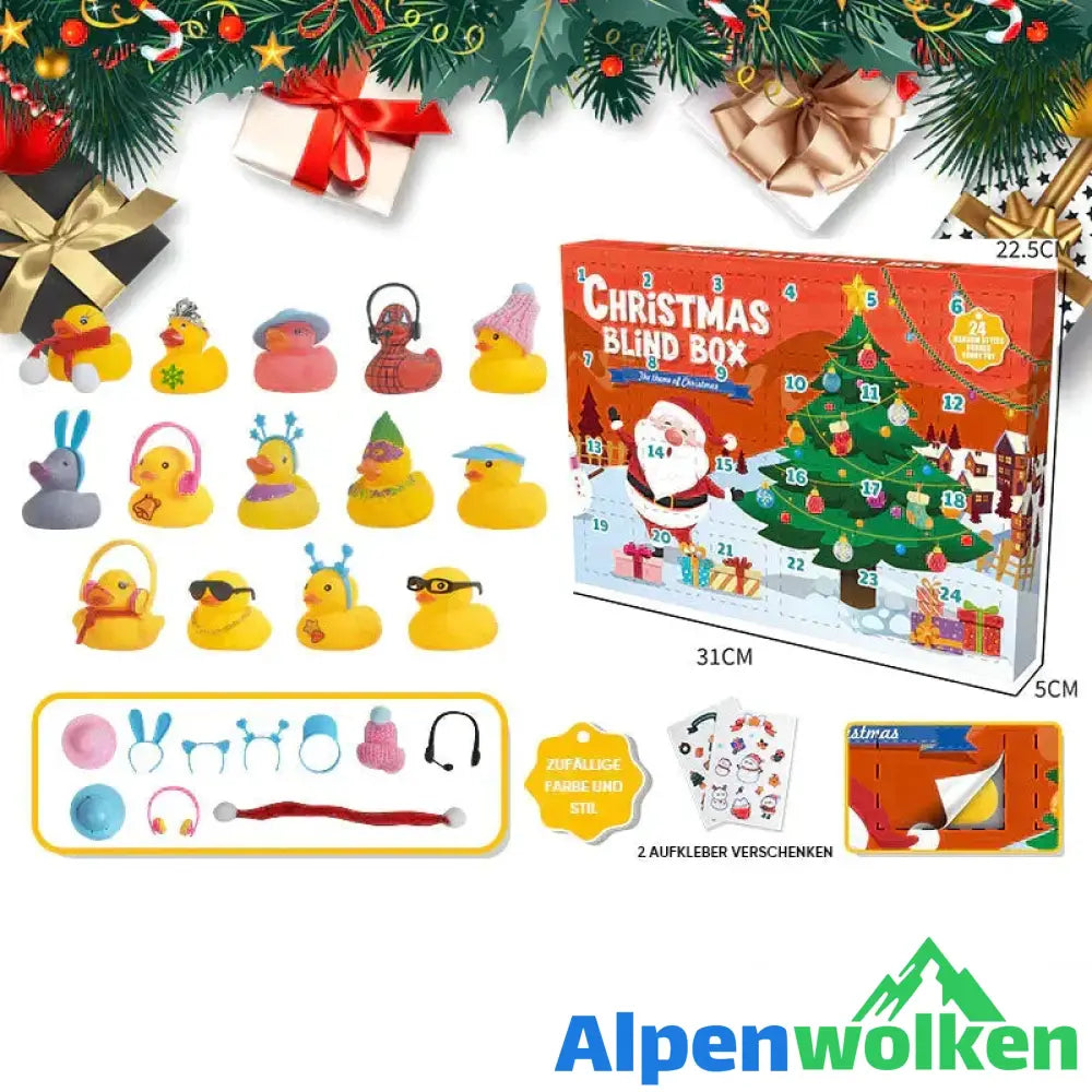 Alpenwolken - 🦆Adventskalender 2023 – Geschenk für Kinder WEIHNACHTSENTEN B