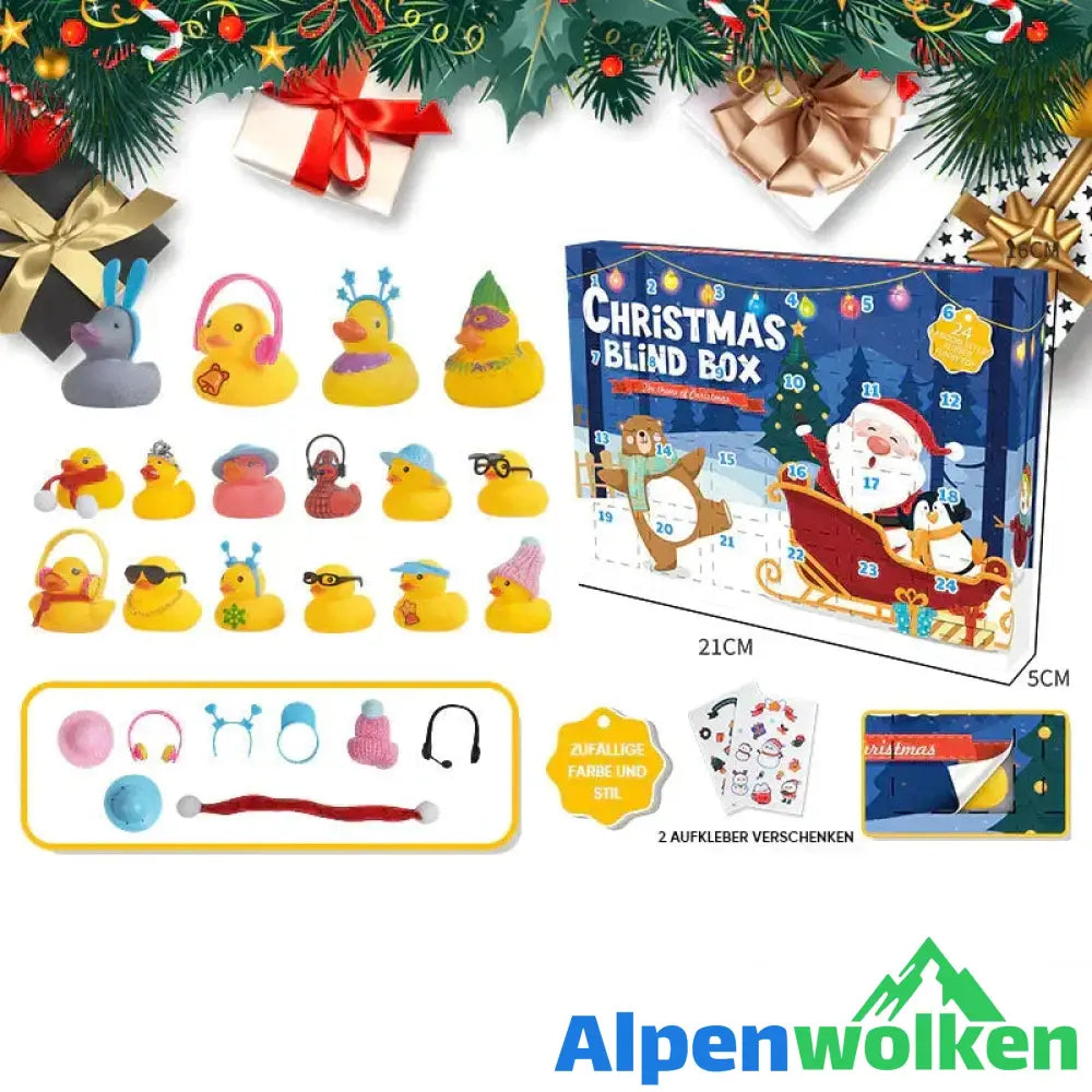 Alpenwolken - 🦆Adventskalender 2023 – Geschenk für Kinder WEIHNACHTSENTEN D