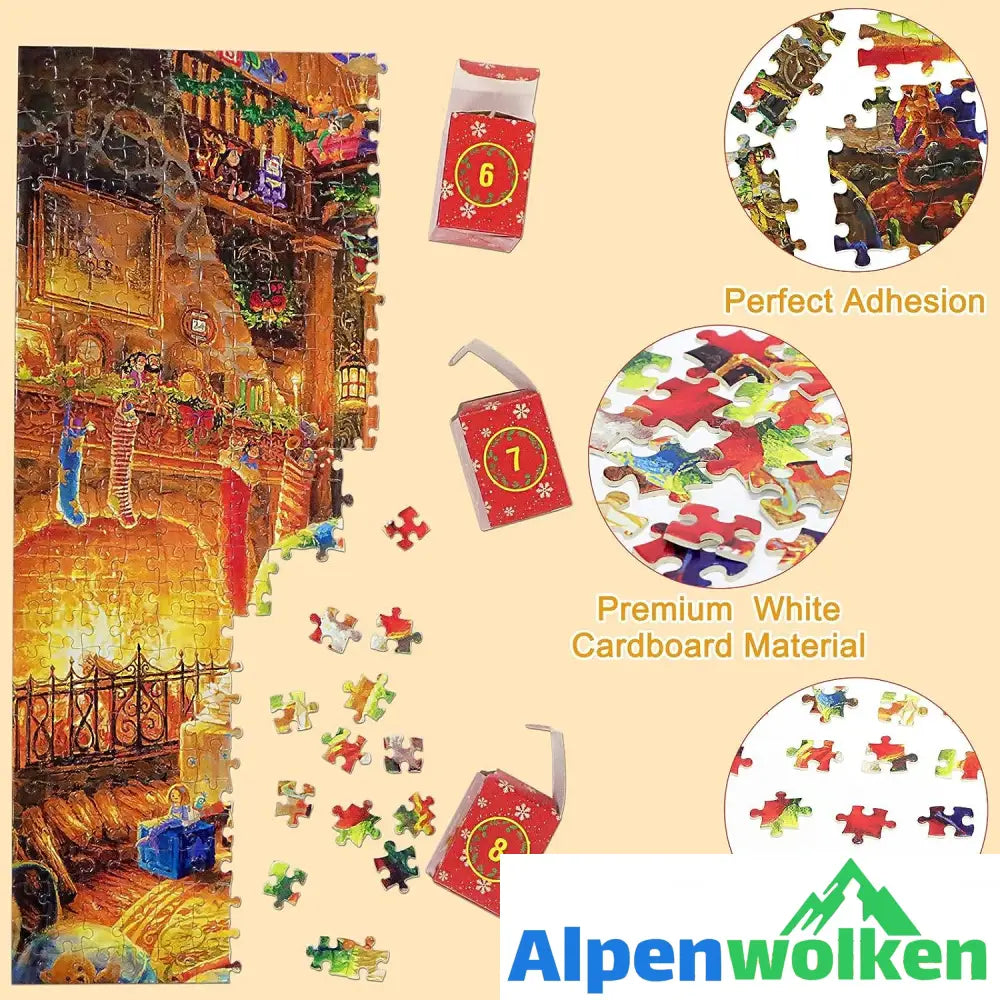 Alpenwolken - Adventskalender 2023 Weihnachtspuzzles