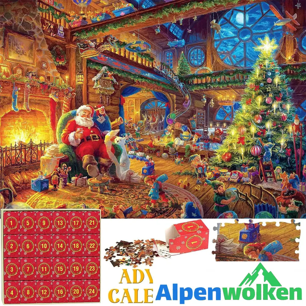 Alpenwolken - Adventskalender 2023 Weihnachtspuzzles