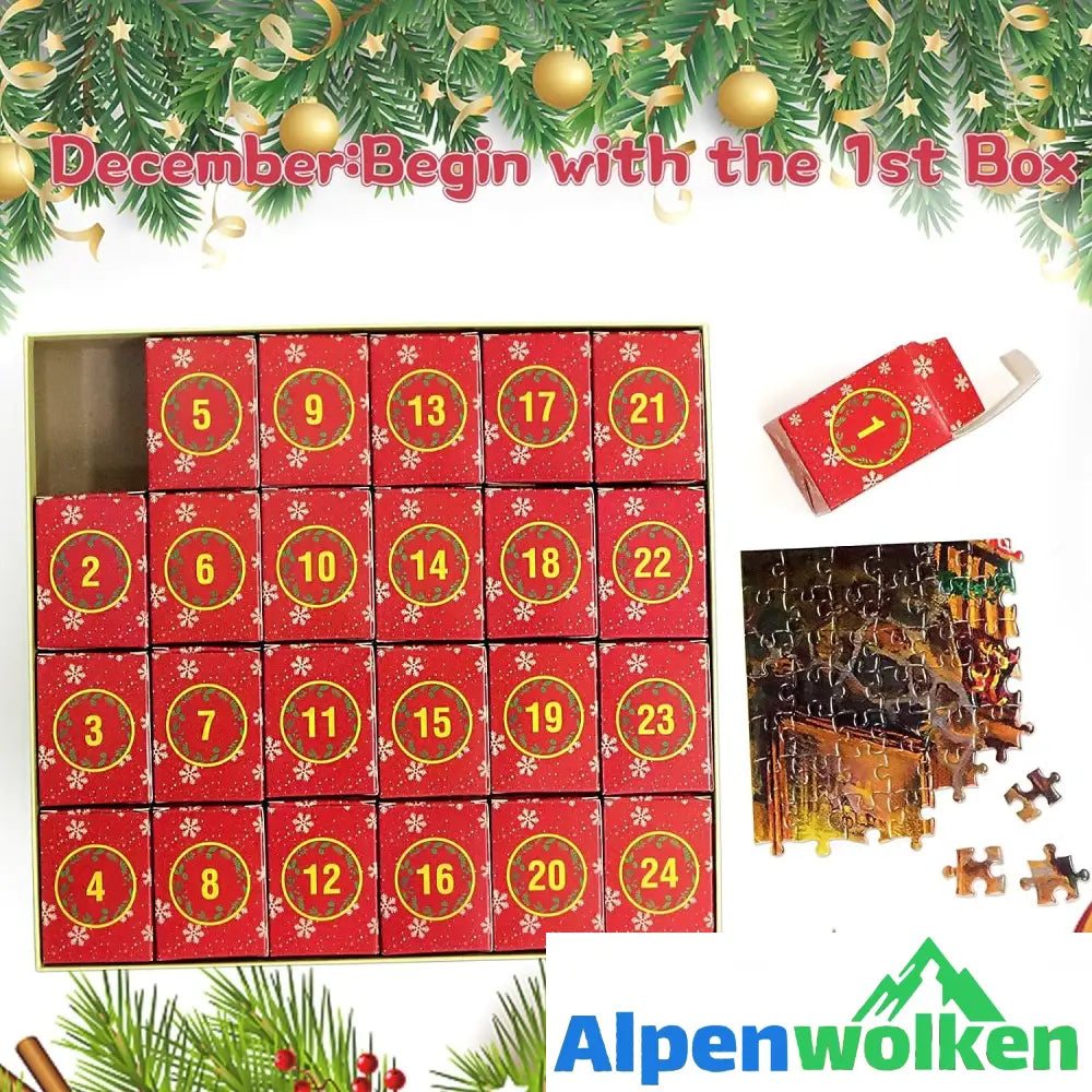 Alpenwolken - Adventskalender 2023 Weihnachtspuzzles