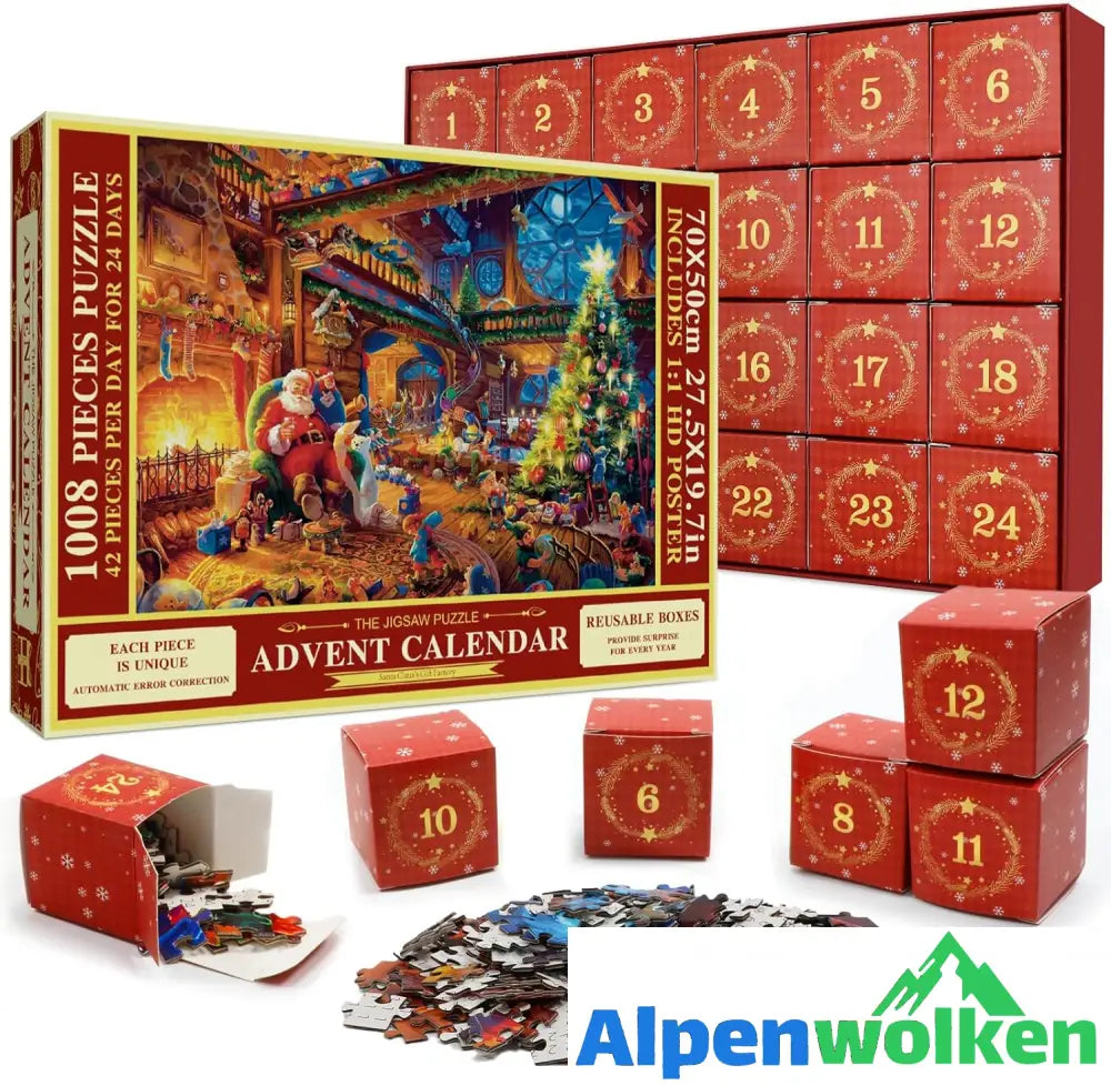 Alpenwolken - Adventskalender 2023 Weihnachtspuzzles