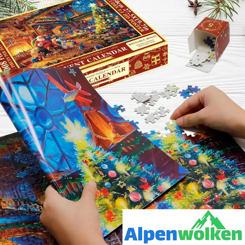 Alpenwolken - Adventskalender 2023 Weihnachtspuzzles