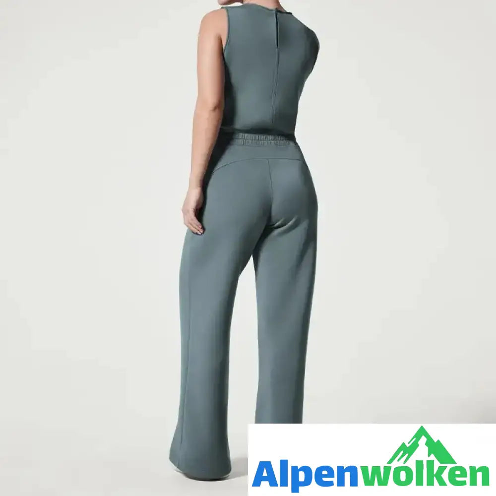 Alpenwolken - Ärmelloser einfarbiger Overall | festival outfit