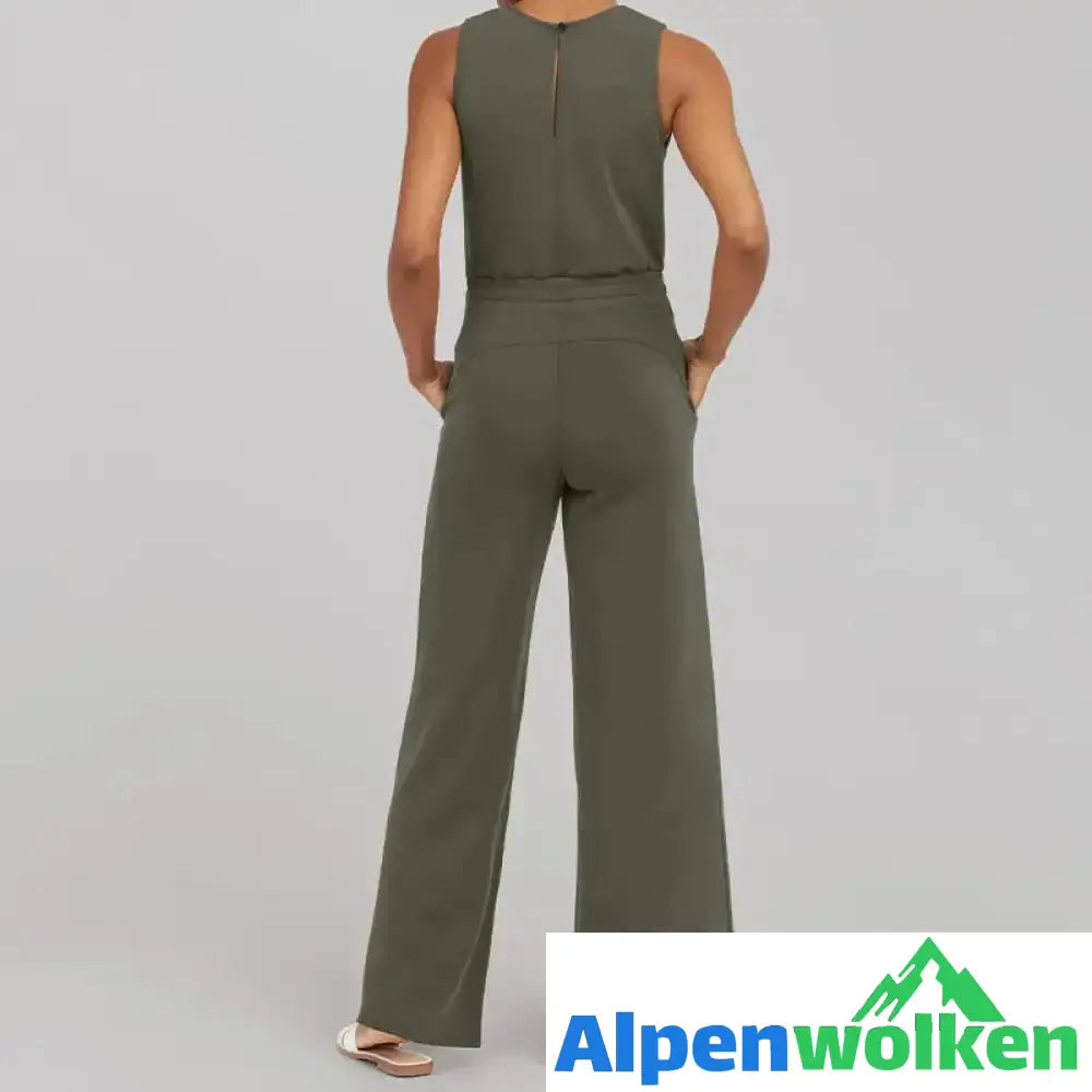 Alpenwolken - Ärmelloser einfarbiger Overall | festival outfit