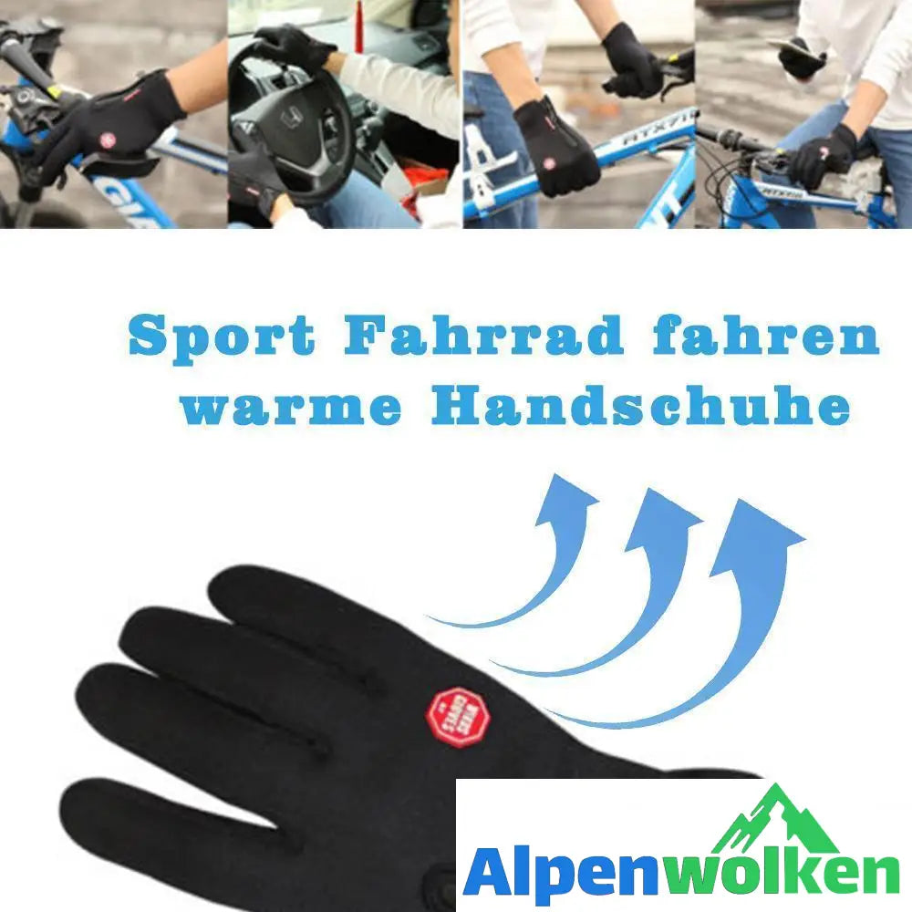 Alpenwolken - (🔥Aktion am letzten Tag🔥)Premiume warme winddichte wasserdichte Touchscreen Handschuhe Unisex