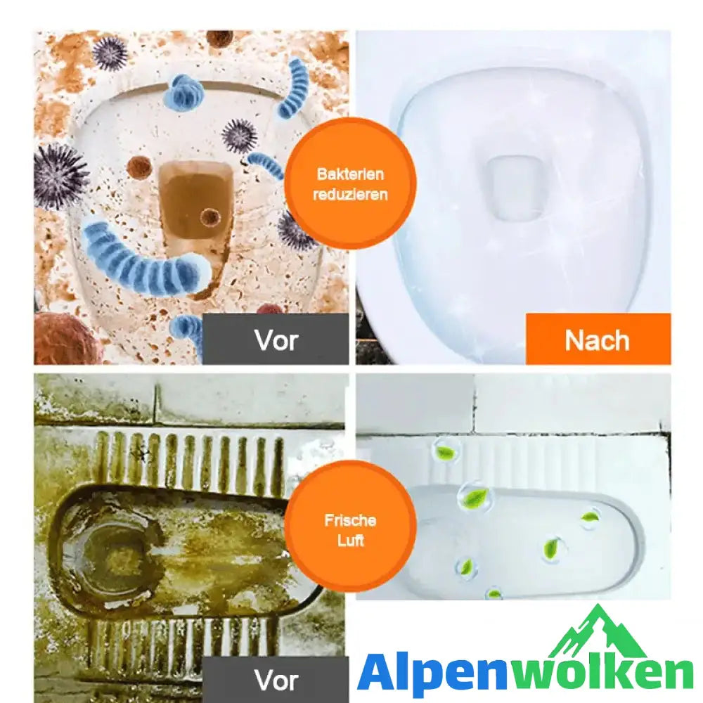 Alpenwolken - Aktiver Sauerstoffwirkstoff für die Toilette