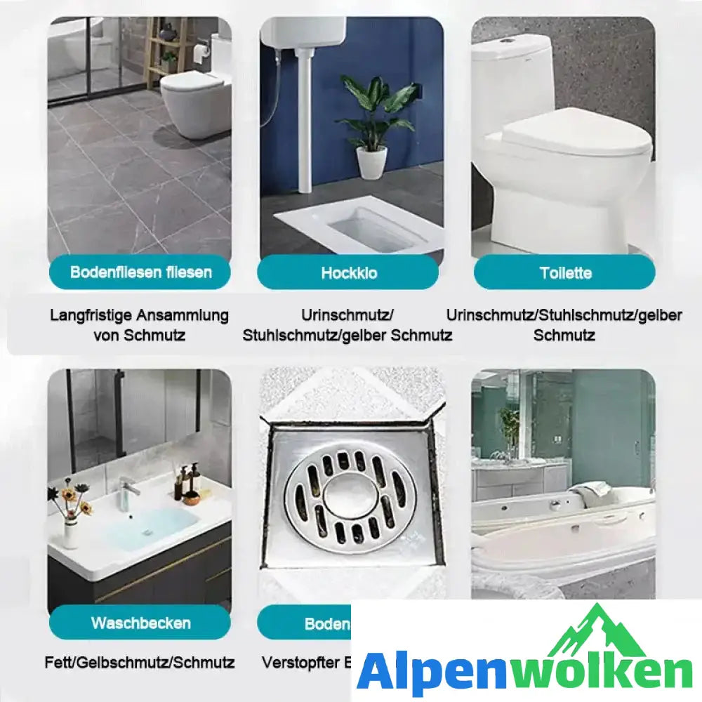 Alpenwolken - Aktiver Sauerstoffwirkstoff für die Toilette