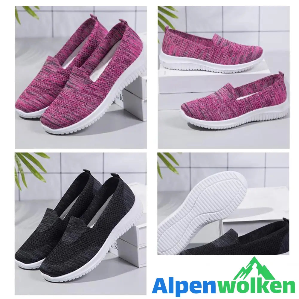 Alpenwolken - Alte Pekinger Stoffschuhe