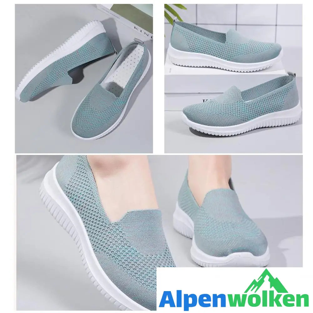 Alpenwolken - Alte Pekinger Stoffschuhe