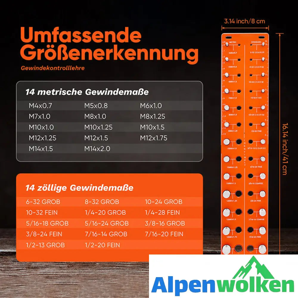 Alpenwolken - Altitude Craft Gewindekontrolleur