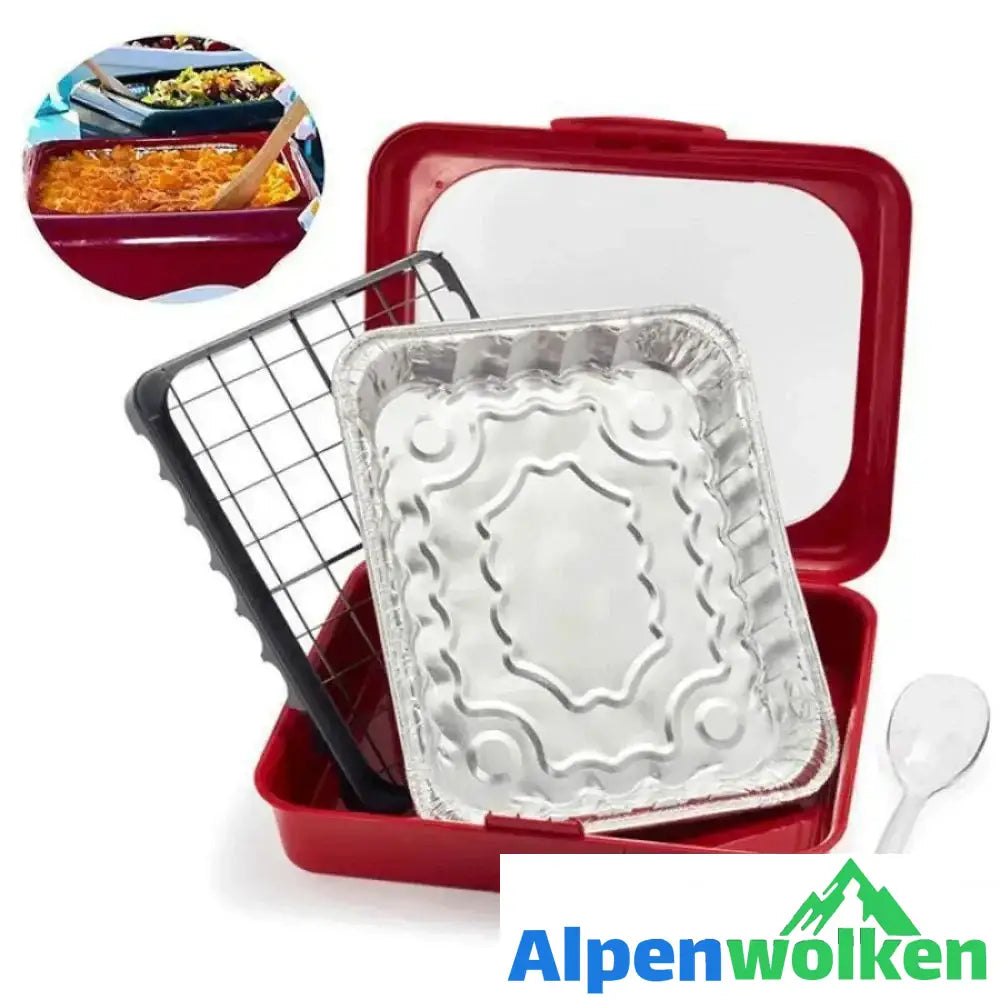 Alpenwolken - Alufolie Aufbewahrungsbox