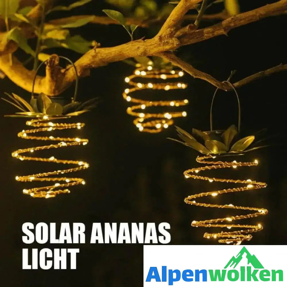 Alpenwolken - Ananas Solar Garten Lichter