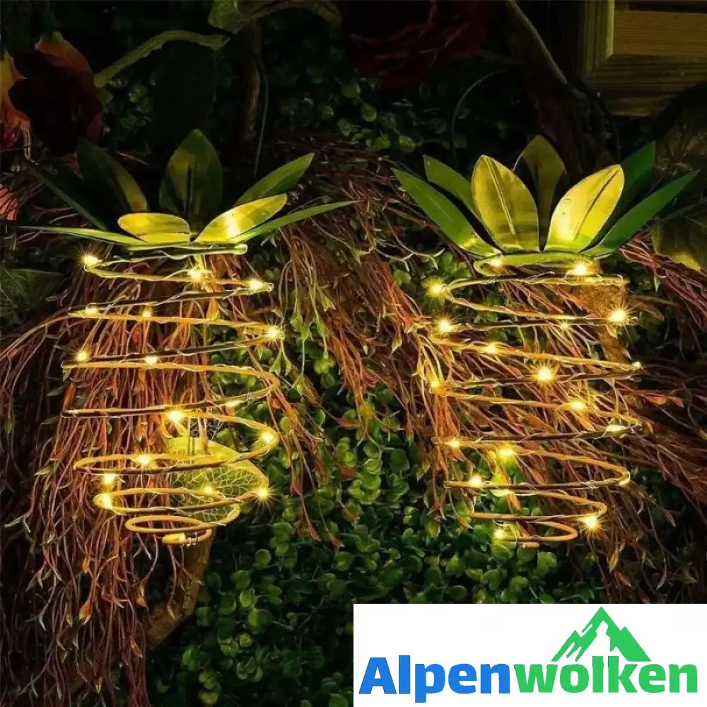 Alpenwolken - Ananas Solar Garten Lichter