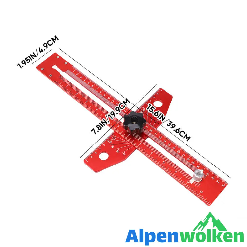 Alpenwolken - Anreißnadel für Holzbearbeitung, Markierungslinienlineal