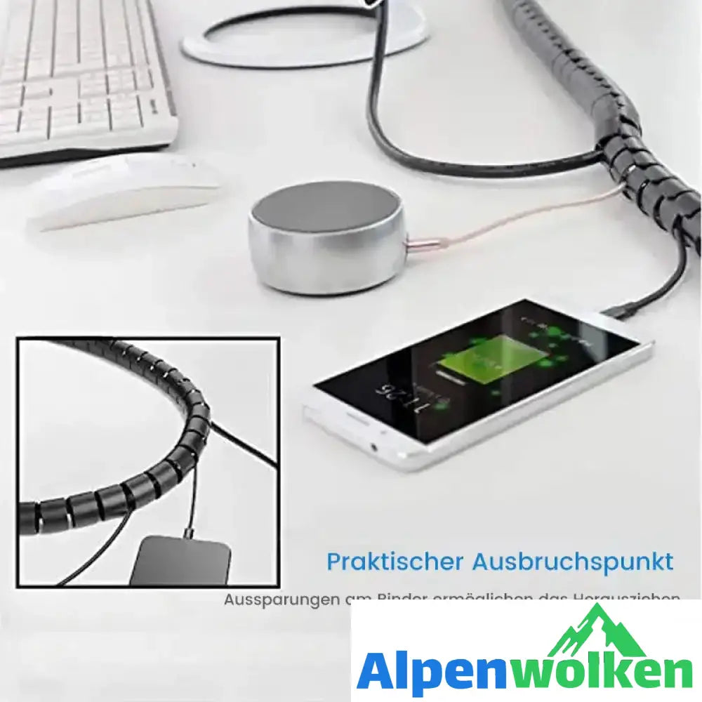 Alpenwolken - Anti-Biss-Kabelbinder für Kabel-Organizer