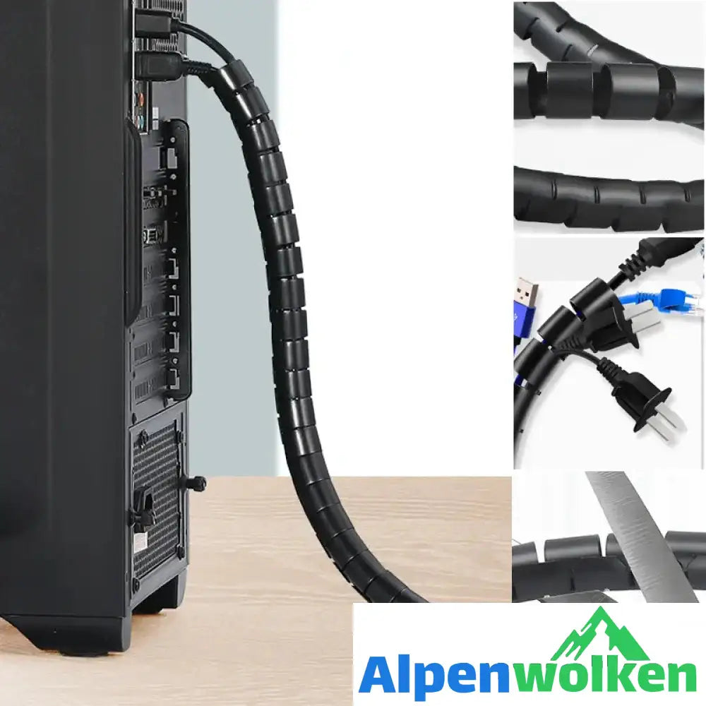 Alpenwolken - Anti-Biss-Kabelbinder für Kabel-Organizer