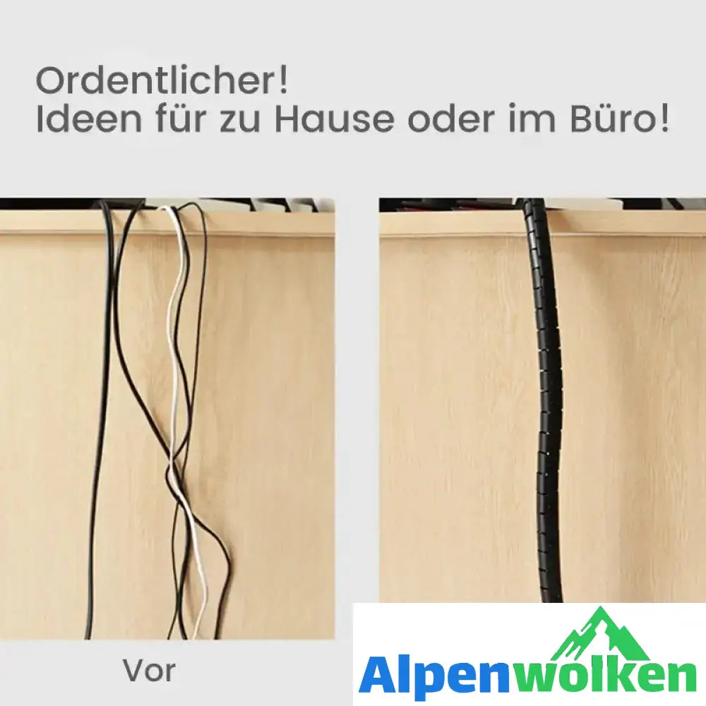 Alpenwolken - Anti-Biss-Kabelbinder für Kabel-Organizer