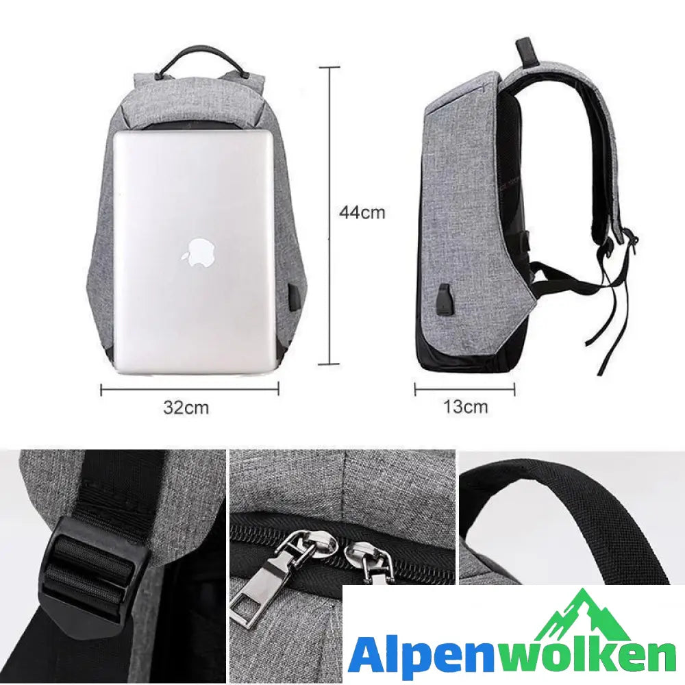 Alpenwolken - Anti-Diebstahl Rucksack