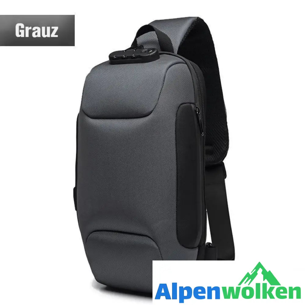 Alpenwolken - Anti-Diebstahl-Rucksack Mit 3-stelligem Schloss