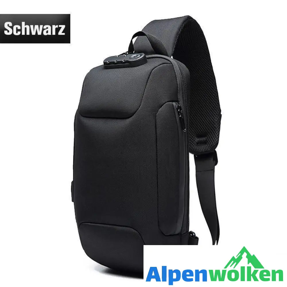 Alpenwolken - Anti-Diebstahl-Rucksack Mit 3-stelligem Schloss