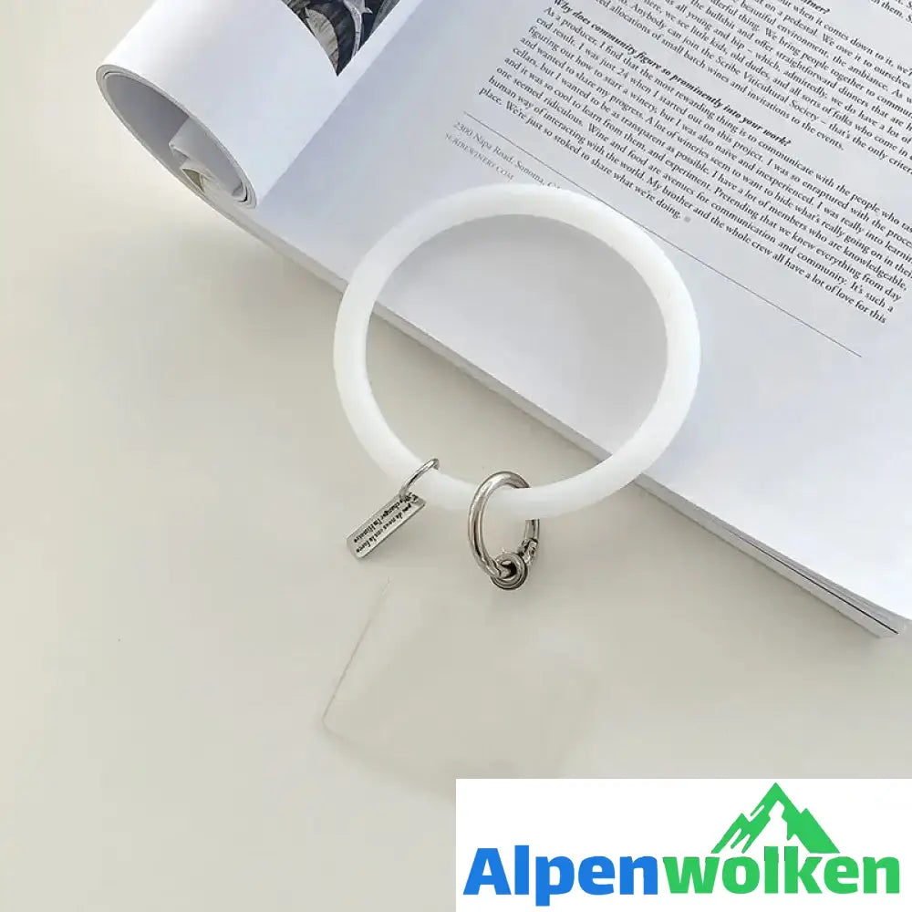 Alpenwolken - Anti-Drop Handy Ring transparent