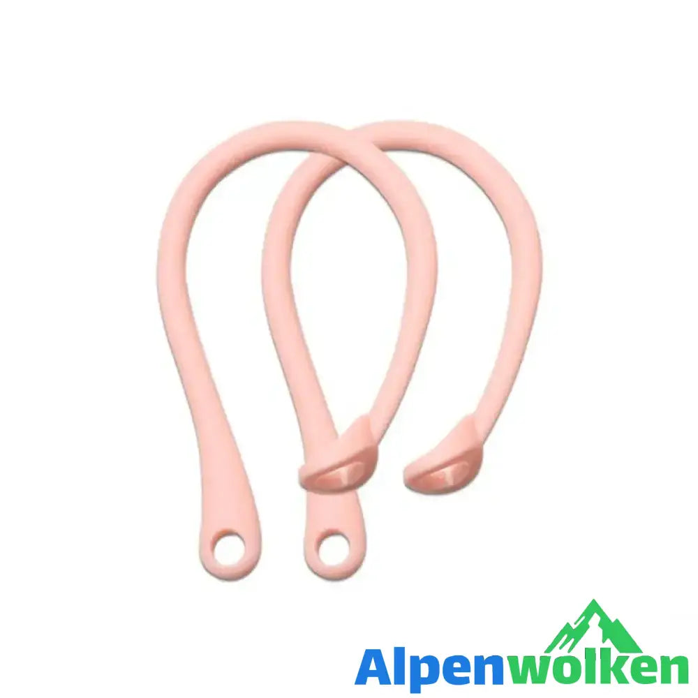 Alpenwolken - Anti-Loss Ohrhaken Ohrhörer für Airpod Halter 3 Stück rosa