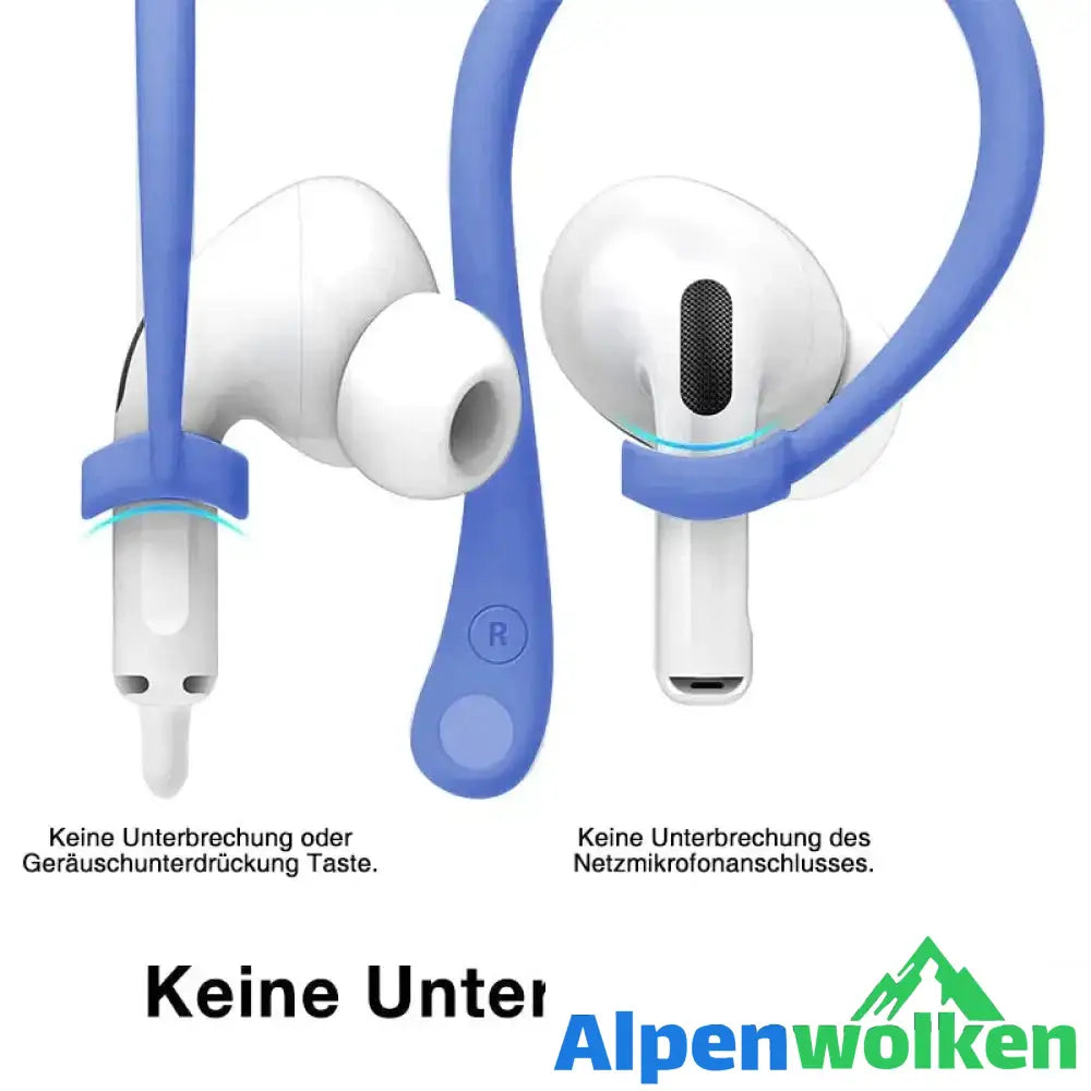 Alpenwolken - Anti-Loss Ohrhaken Ohrhörer für Airpod Halter