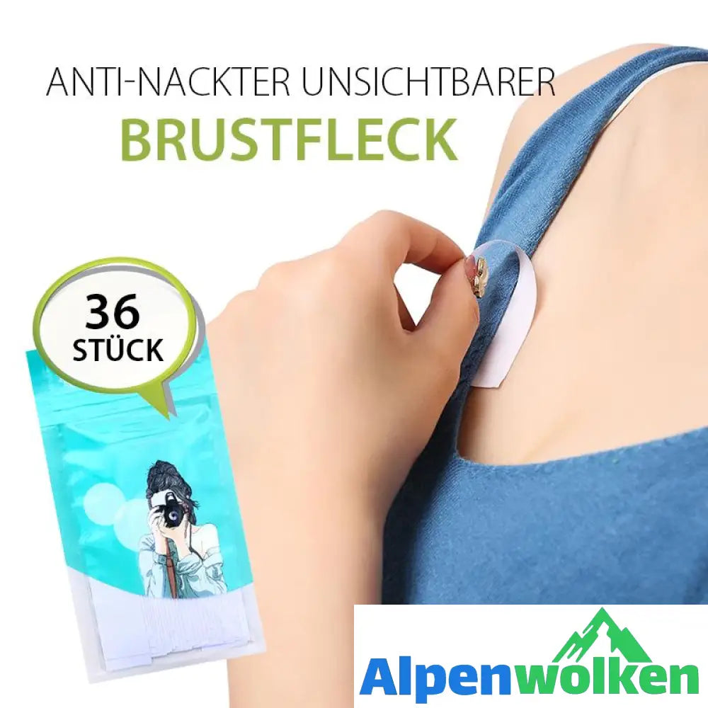 Alpenwolken - Anti-nackter unsichtbarer Brustfleck