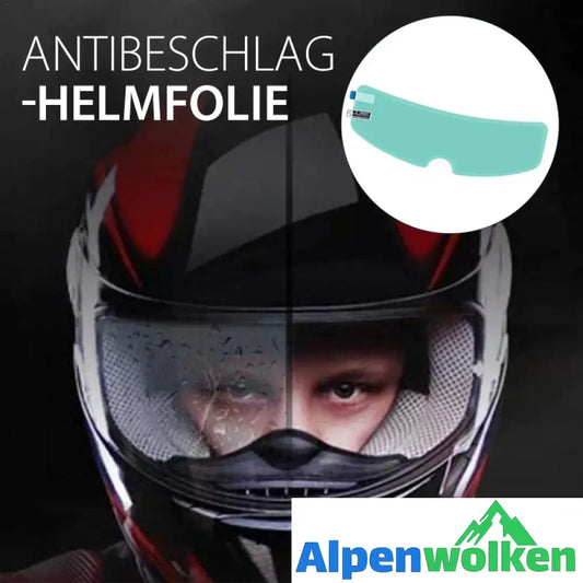 Alpenwolken - Anti Regen- und Nebelbeschlag-Helmfolie