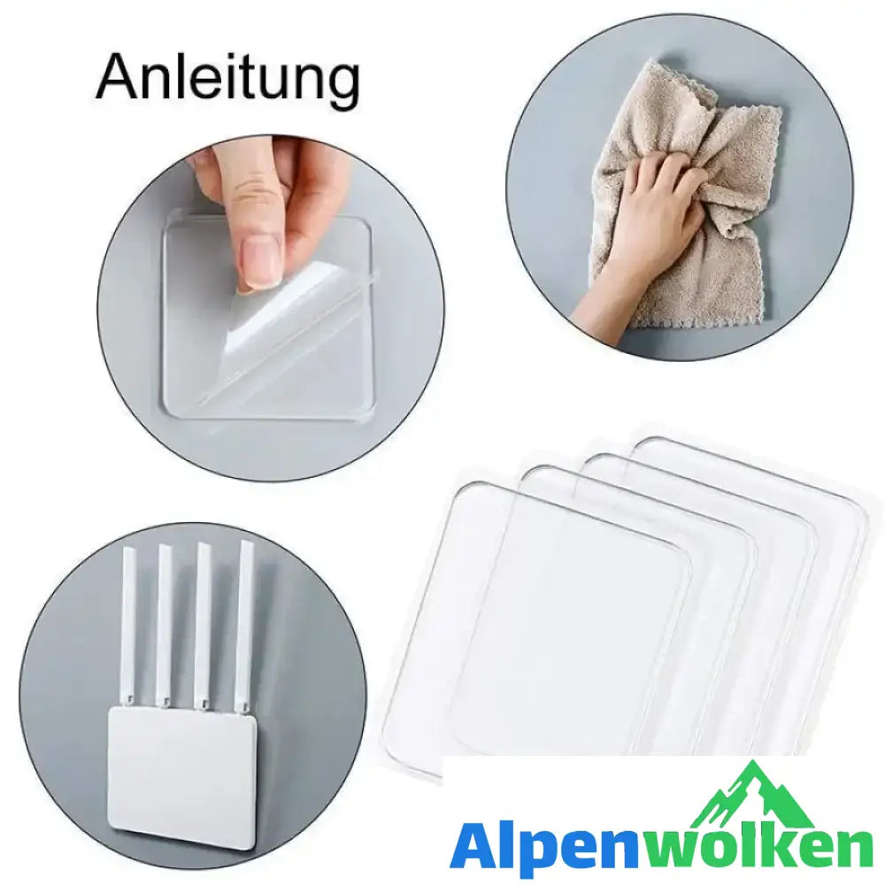 Alpenwolken - Anti-Rutsch Gel-Pads zum Aufkleben