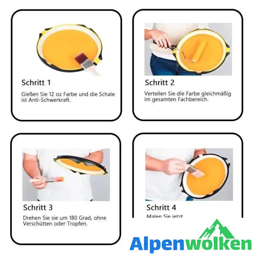 Alpenwolken - Anti-Schwerkraft Farbschale