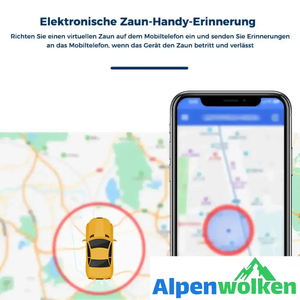 Alpenwolken - Anti-verlorener GPS-Tracker, starke magnetische Fahrzeugverfolgung