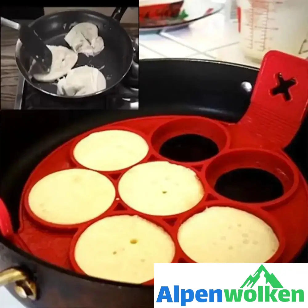 Alpenwolken - Antihafte Silikon-Backen-Form für Pfanne