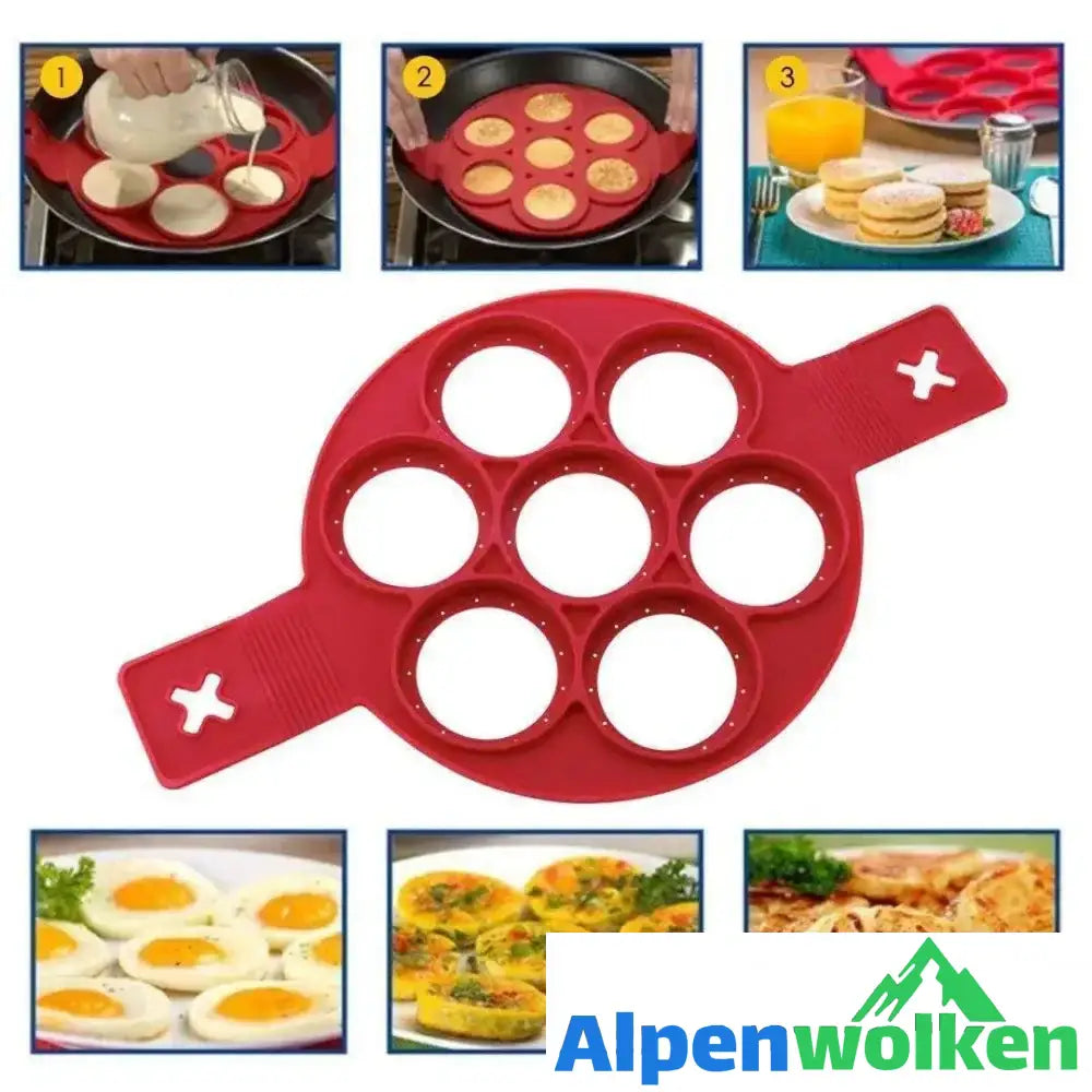 Alpenwolken - Antihafte Silikon-Backen-Form für Pfanne