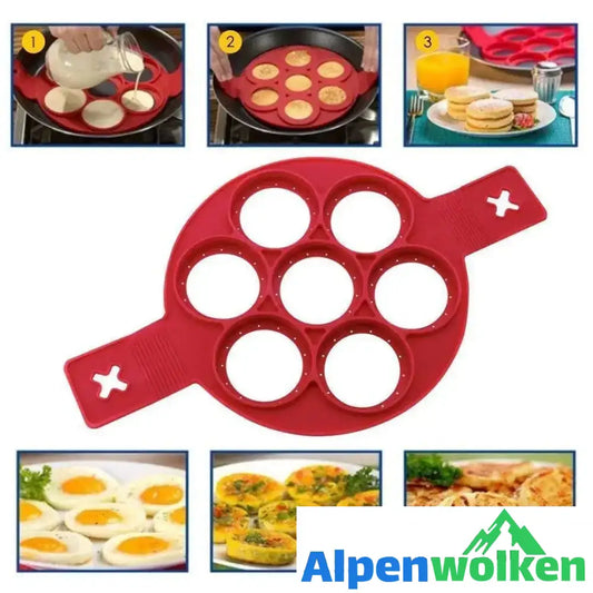 Alpenwolken - Antihafte Silikon-Backen-Form für Pfanne