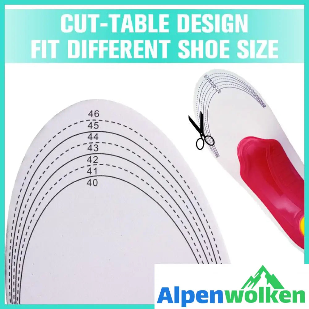 Alpenwolken - Arch Support Foot Insoles