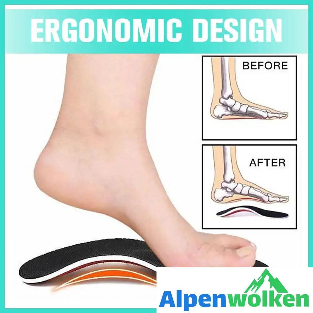 Alpenwolken - Arch Support Foot Insoles